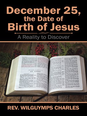 cover image of December 25, the Date of Birth of Jesus